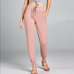 Active Basic Mauve Joggers